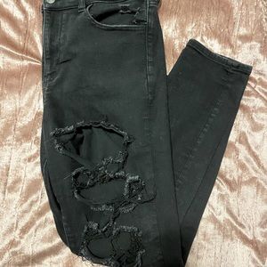 American Eagle Black Hi-Rise Jegging 14